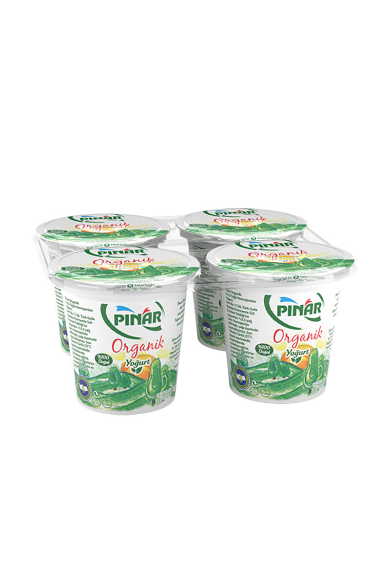 Pınar Kaymaksız Yoğurt Organik ( 125 G X 4 )
