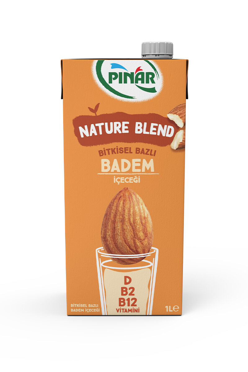 Pınar Nature Blend Bitkisel Bazlı Badem İçeceği 1 L