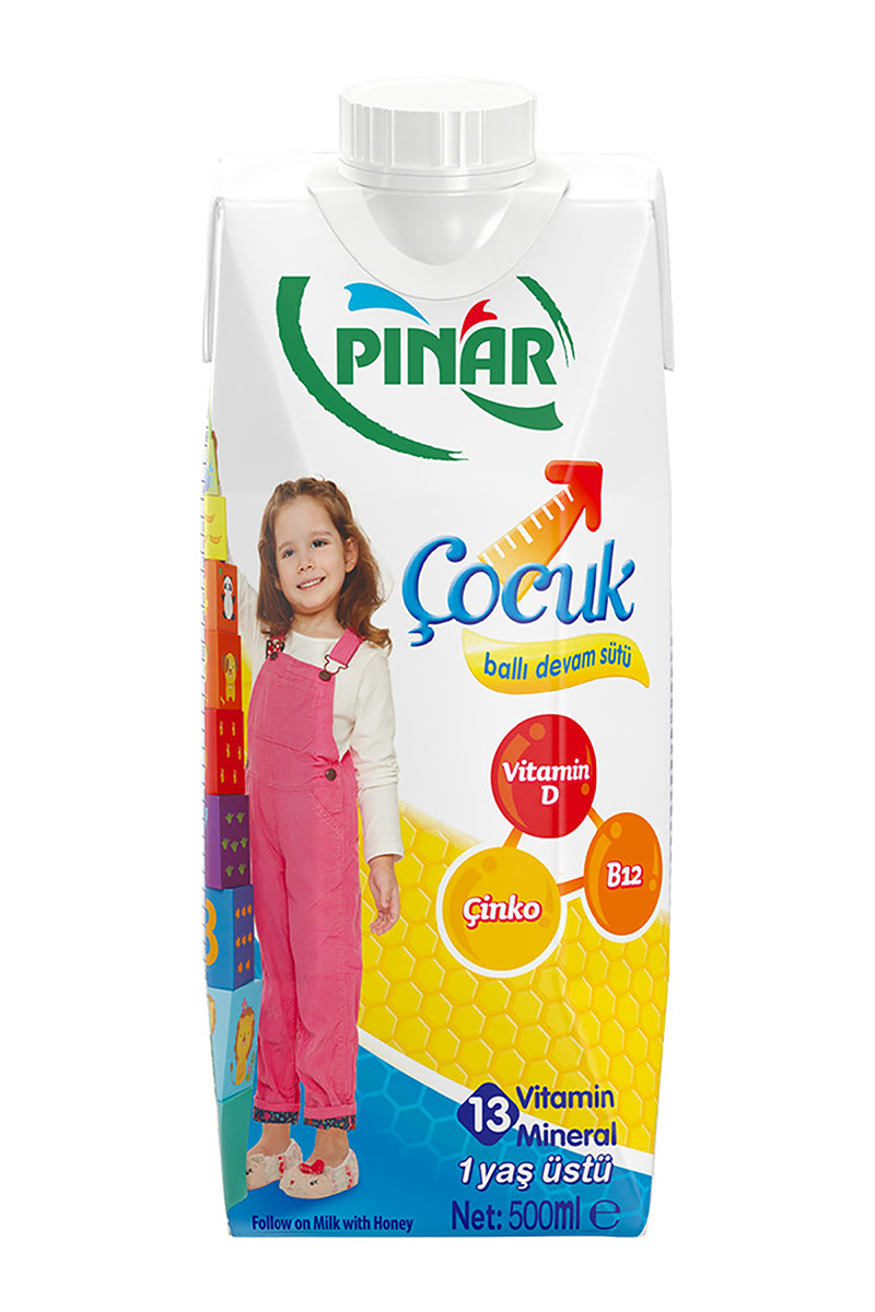 Pınar Çocuk Devam Sütü Ballı 500 Ml