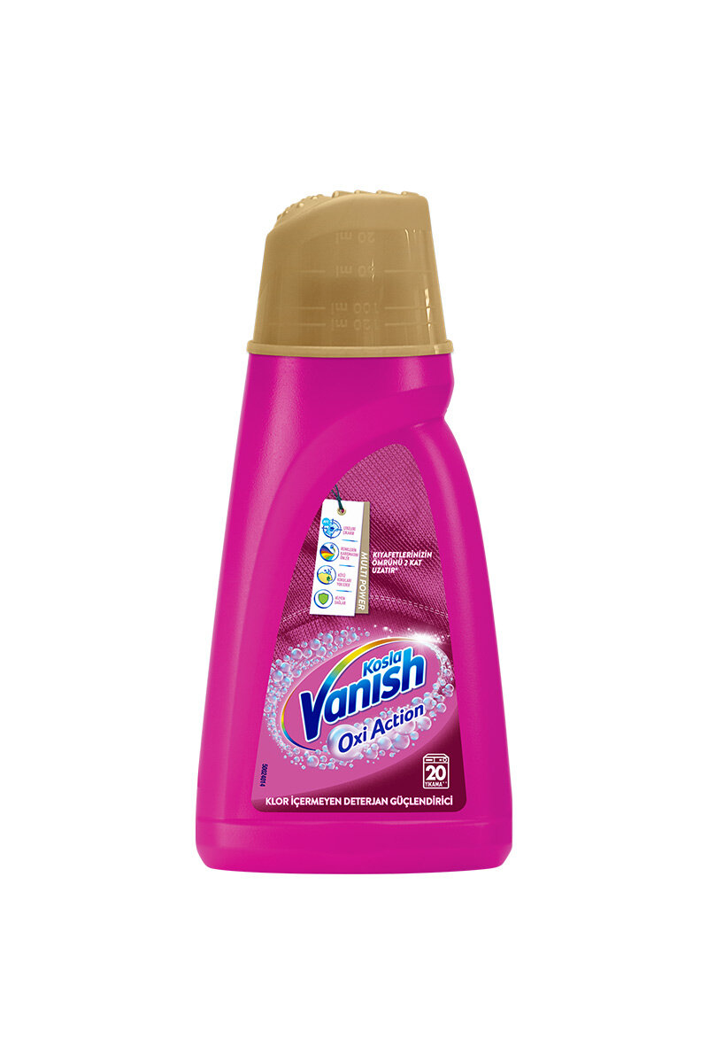 Vanish Kosla Multipower Renkliler Için 1000 ml Sıvı Leke Çıkarıcı Deterjan Güçlendirici