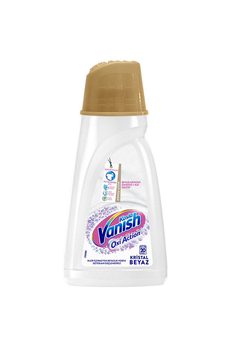 Vanish Kosla Multipower Beyazlar Için 1000 ml Sıvı Leke Çıkarıcı Deterjan Güçlendirici