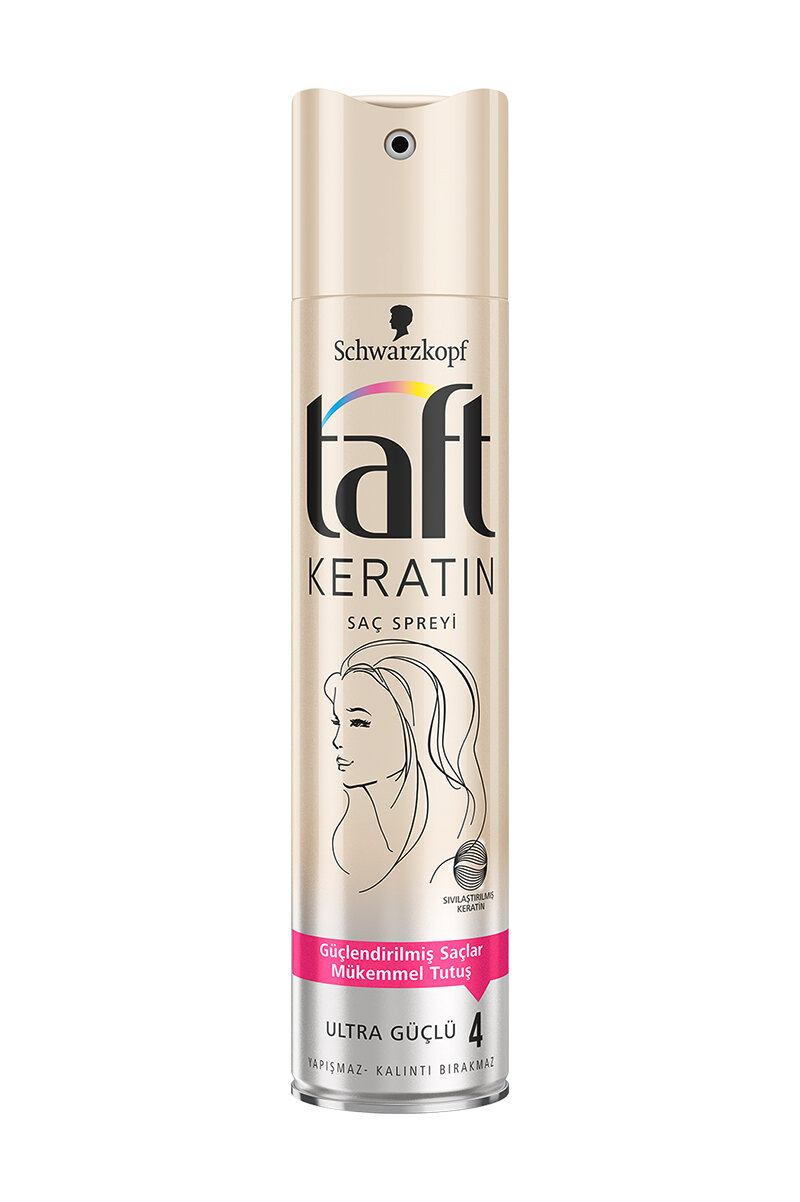Taft Saç Spreyi 250 Ml No 3 Keratin Ultra Güçlü