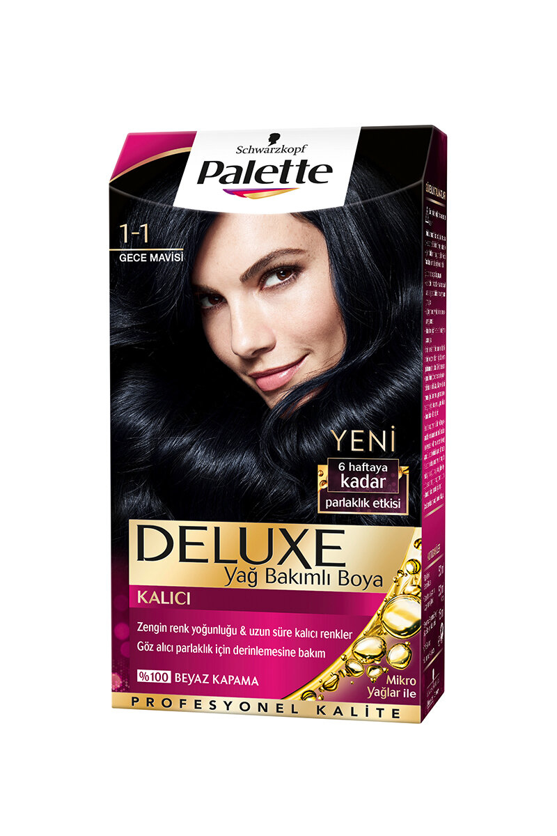 Palette Saç Boyası 1.1 Gece Mavisi