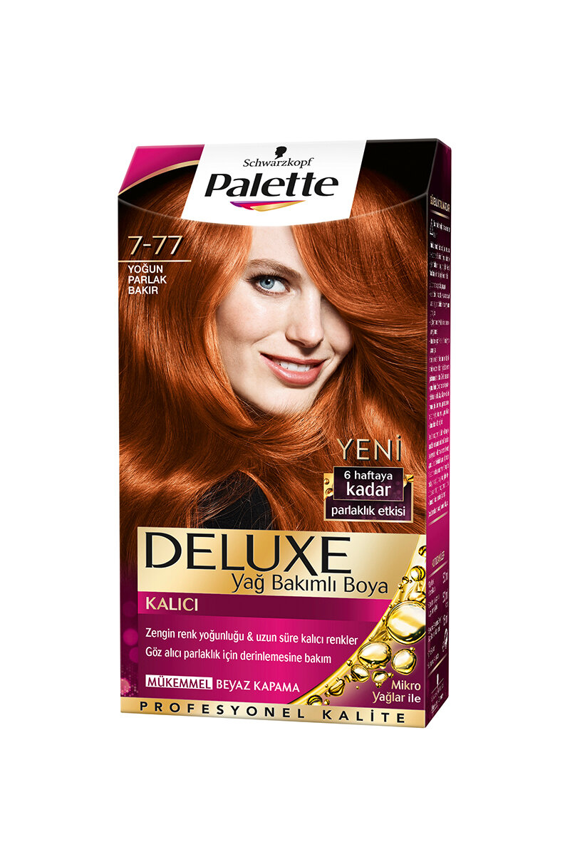 Palette Saç Boyası 7.77 Yoğun Bakır