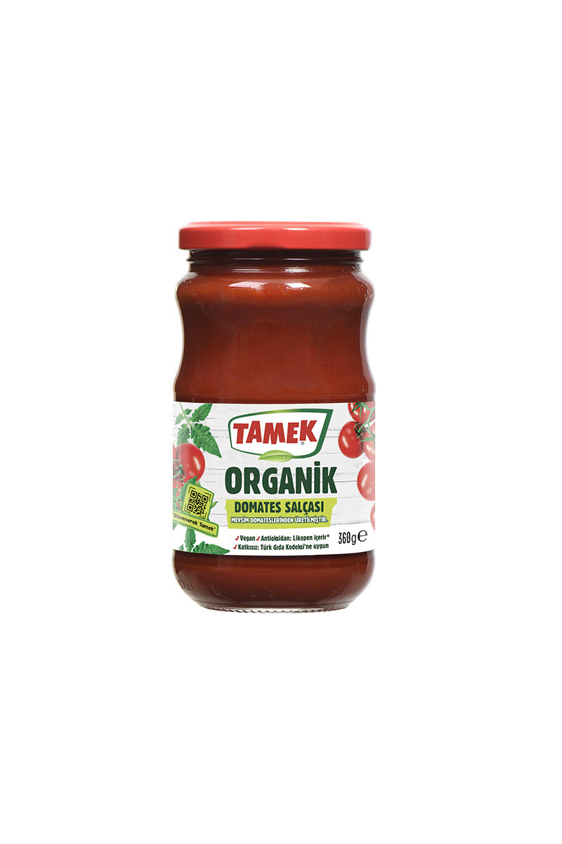 Tamek Organik Domates Salçası 360 g