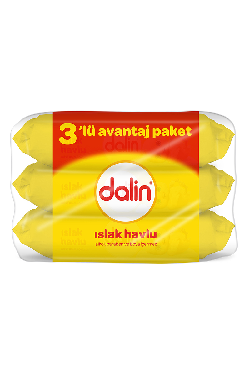 Dalin Islak Havlu Avantaj Paket 3x56'lı