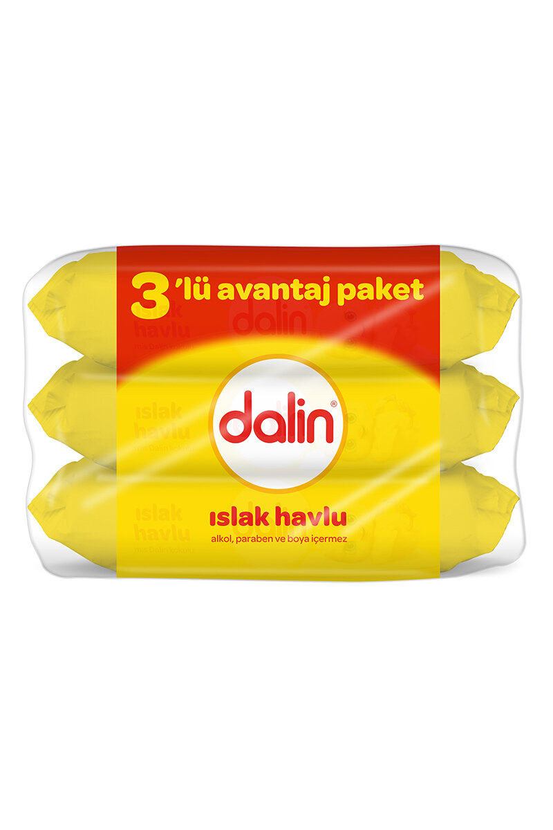 Dalin Islak Havlu Avantaj Paket 3x56'lı