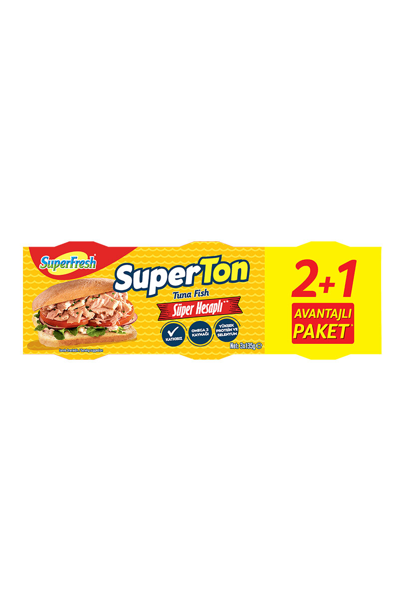 Superton Ton Balığı 3x135 g