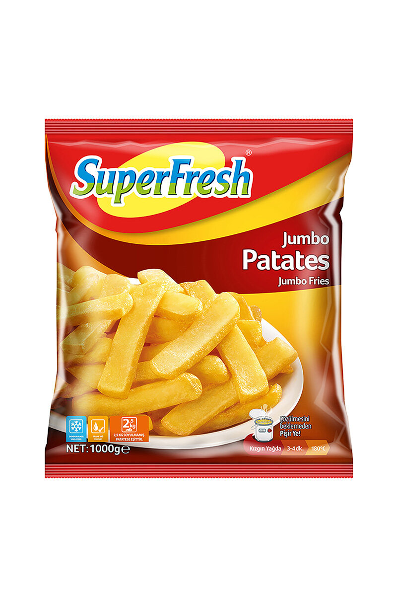 Superfresh Patates Jumbo 1000 G