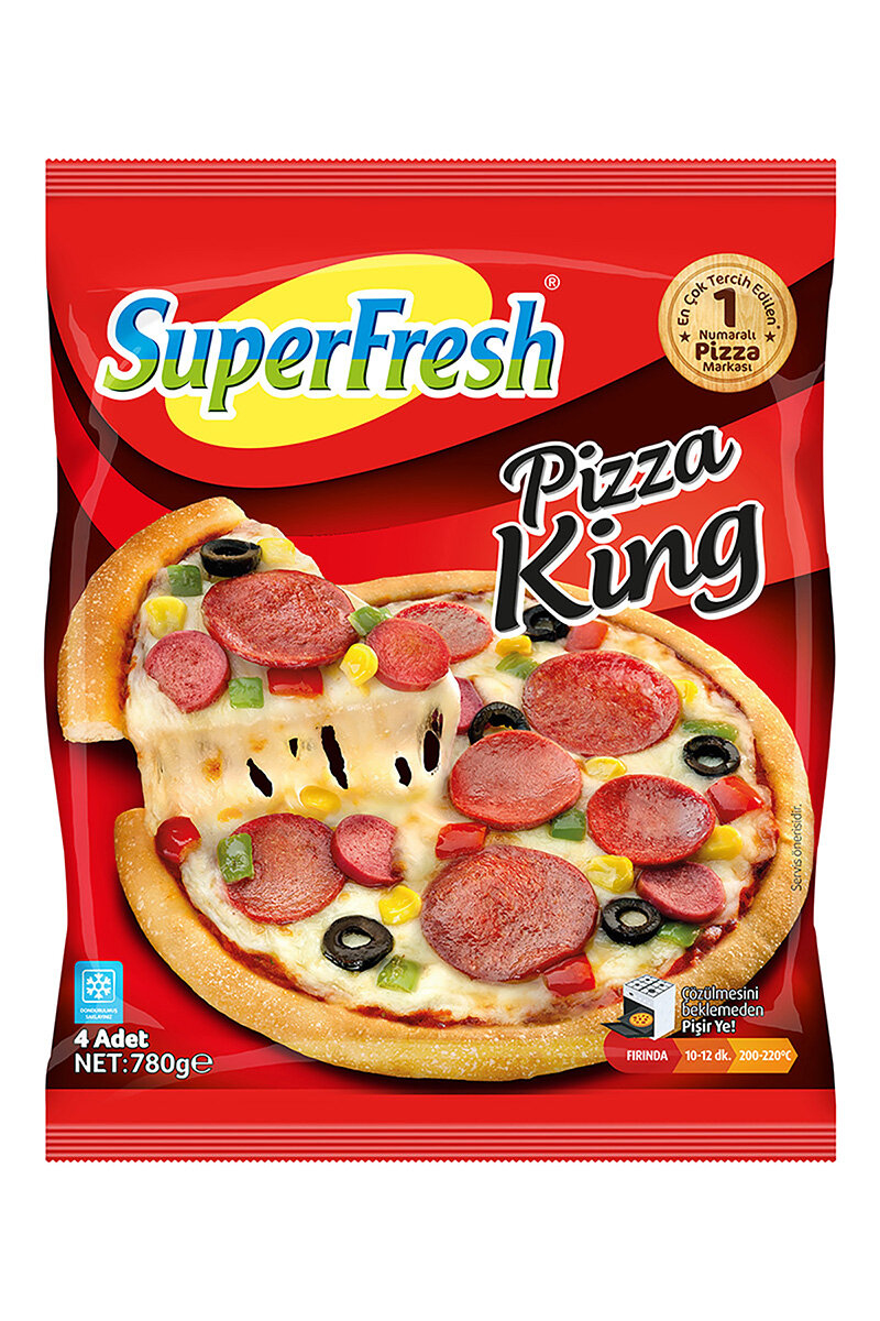 Superfresh Pizza King 4'Lü 780 G