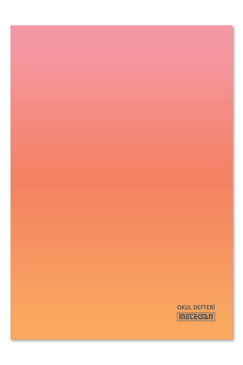 Meteksan Defter A4 100 Yaprak Kaye Karton Kapak Kareli