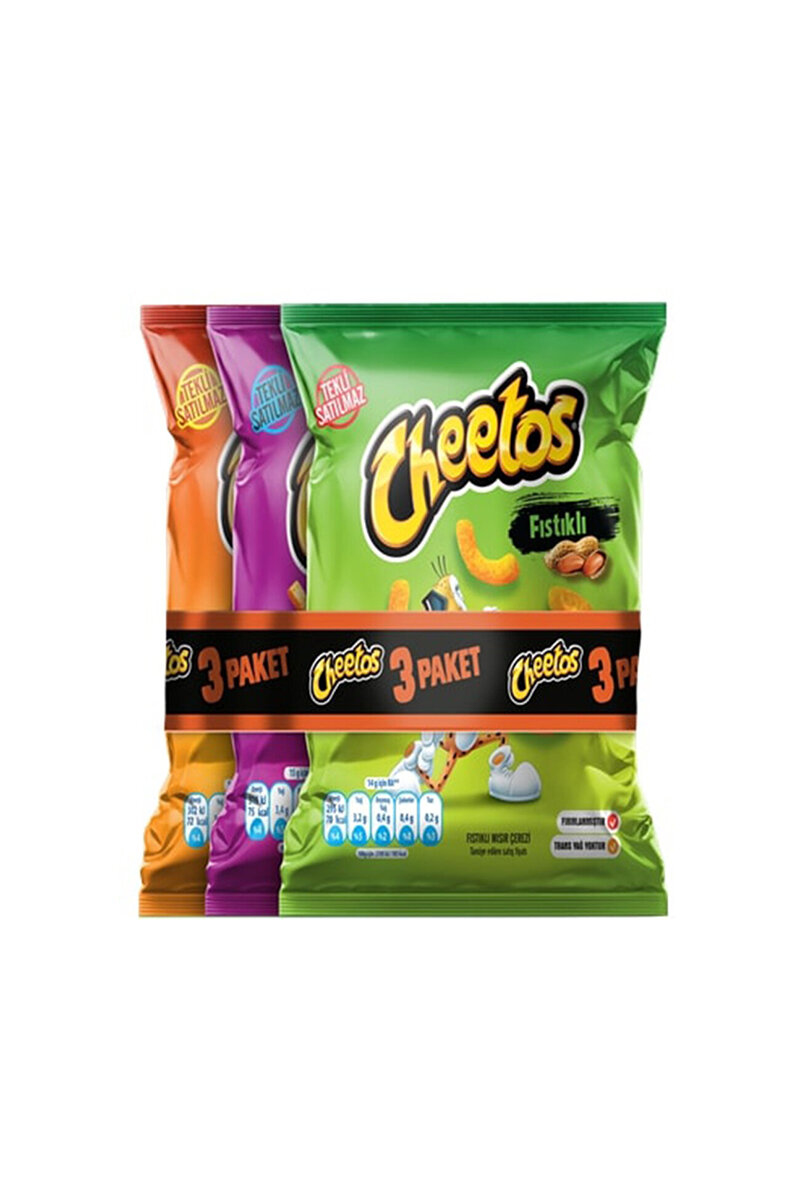 Cheetos Fıstık Peynir Biftek 3' lü 60 g