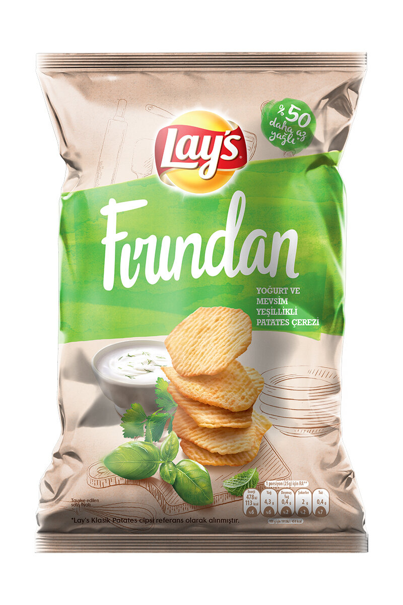 Lays Fırından Yoğurt ve Mevsim Yeşillikli Cips 92