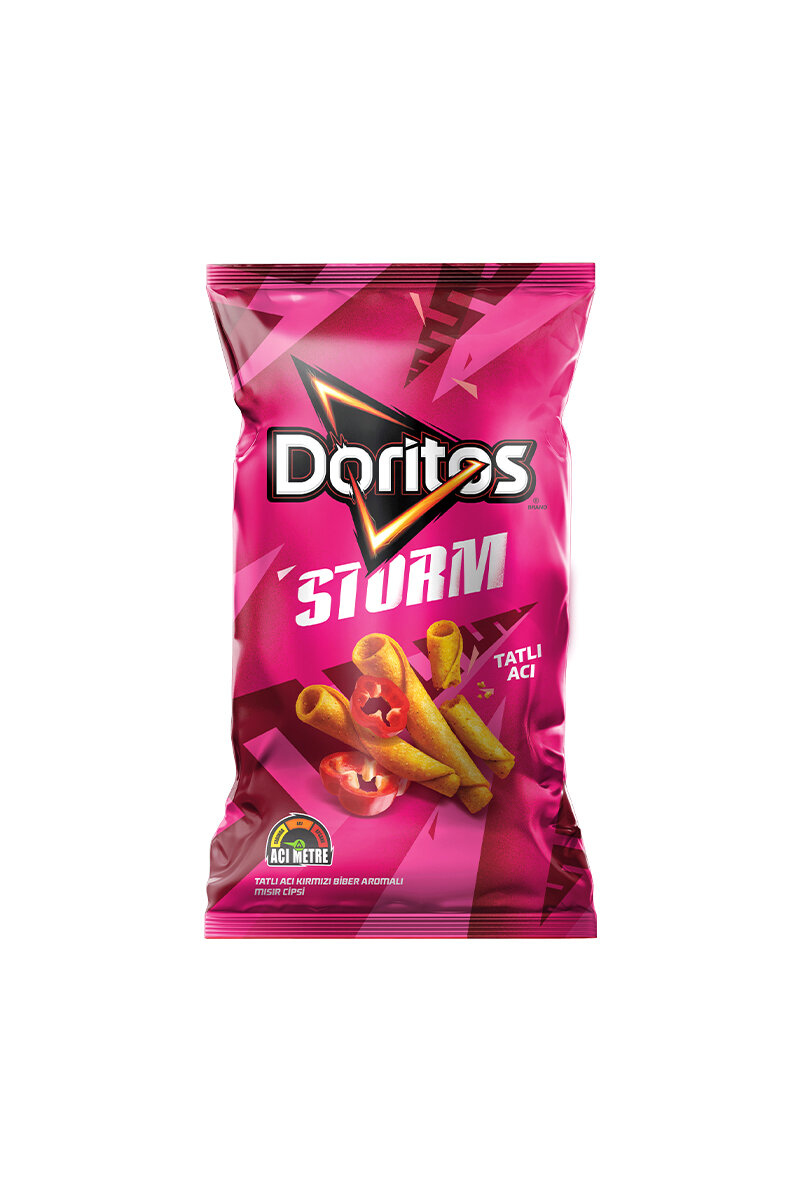 Doritos Storm Tatlı Acı Kırmızı Biber Aromalı Cips 125 g