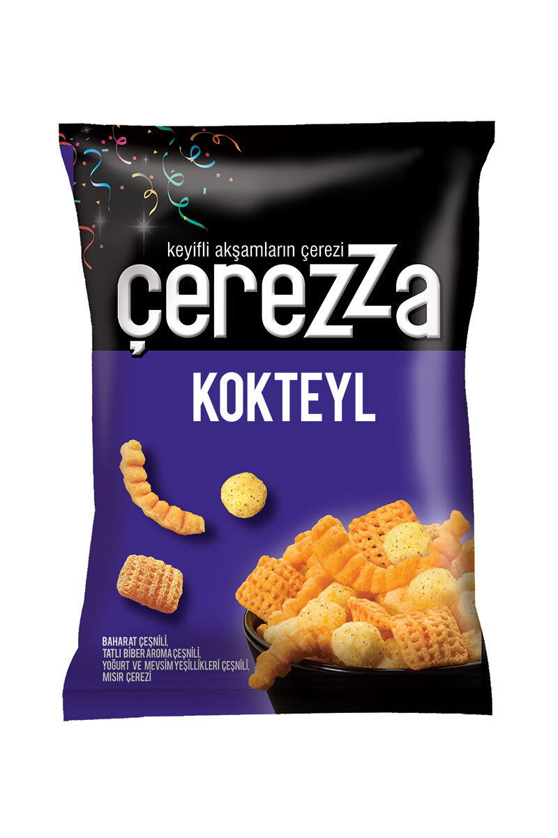 Çerezza Baharatlı Tatlı Biber Yoğurt ve Mevsim Yeşillikli Mısır Çerezi 120 g