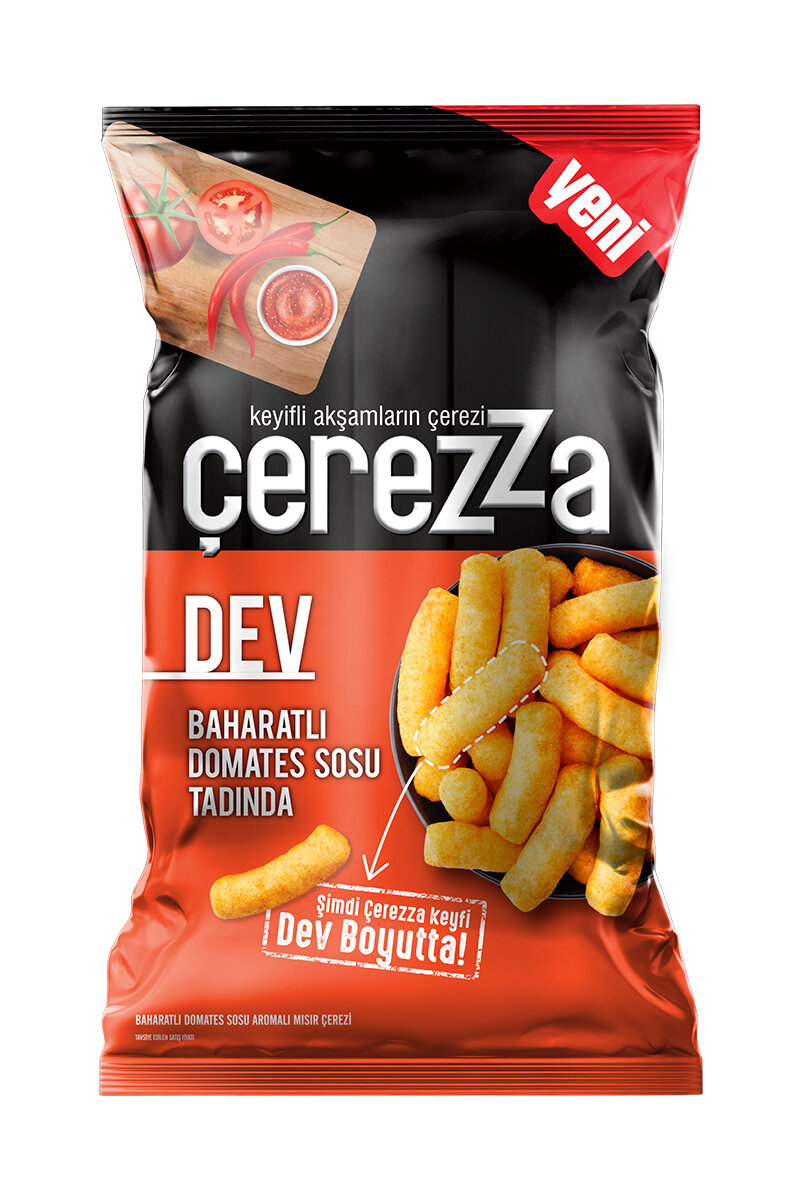 Çerezza Dev Baharatlı Domates Sosu Tadında Parti Boy 150G