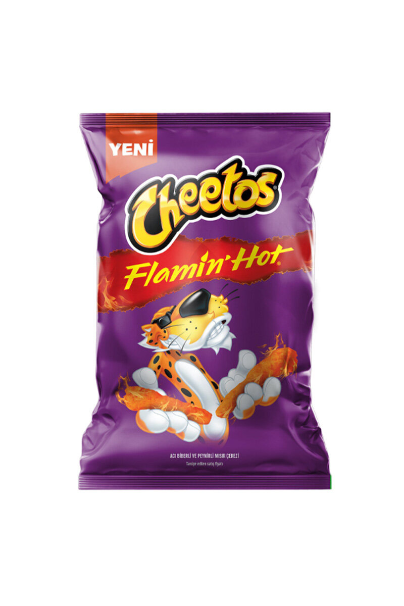 Cheetos Flamin Hot Acı Biber ve Peynirli Mısır Cipsi 102G