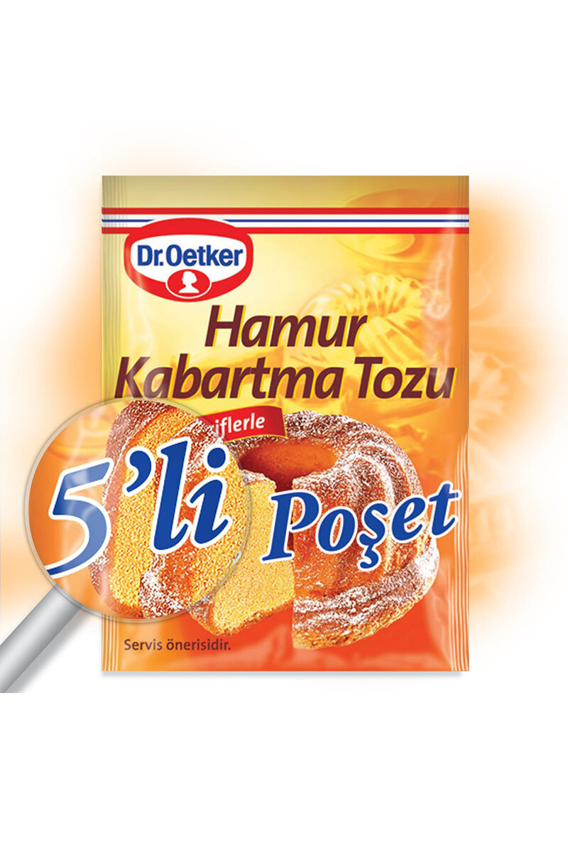 Dr.Oetker Hamur Kabarma Tozu 5 X 10 g