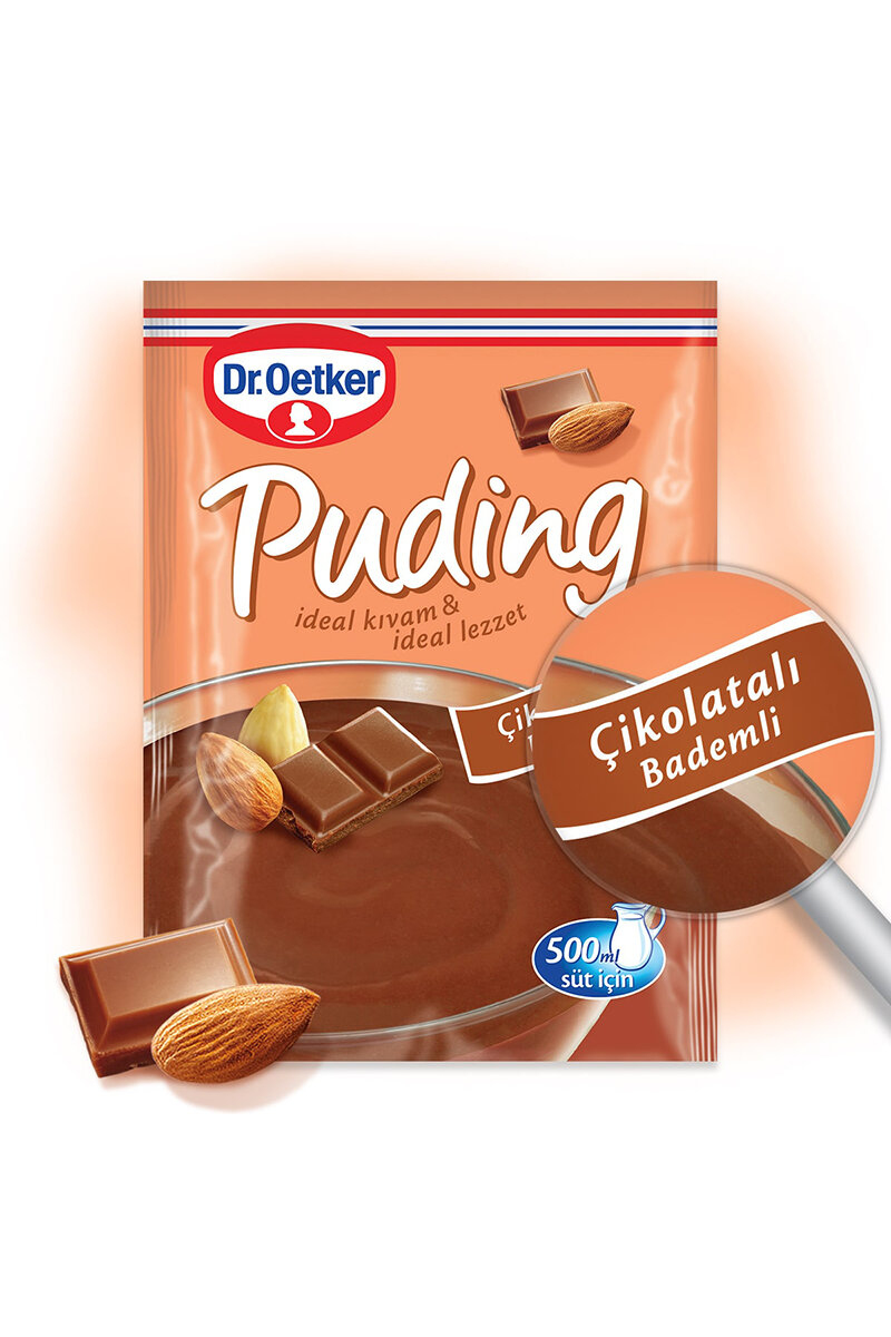 Dr.Oetker Çikolata Bademli Puding 104 g