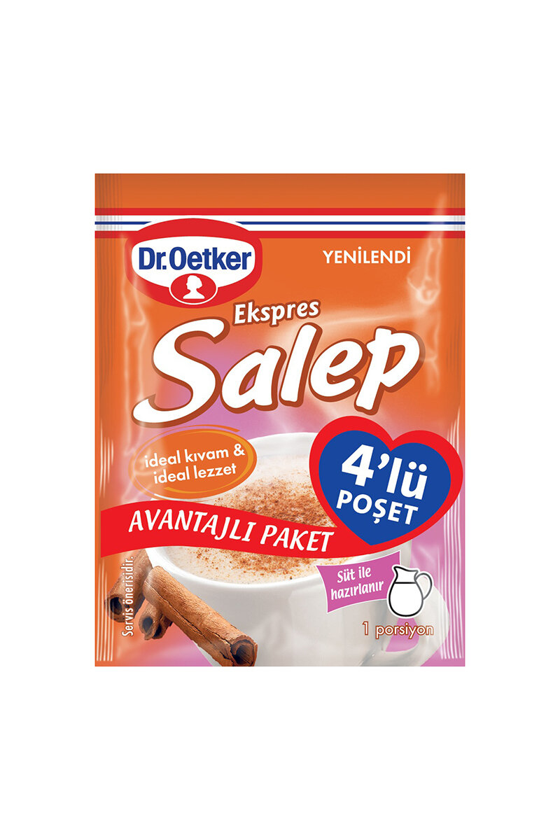 Dr.Oetker Salep Ekspres 4'lü 56 g Eko