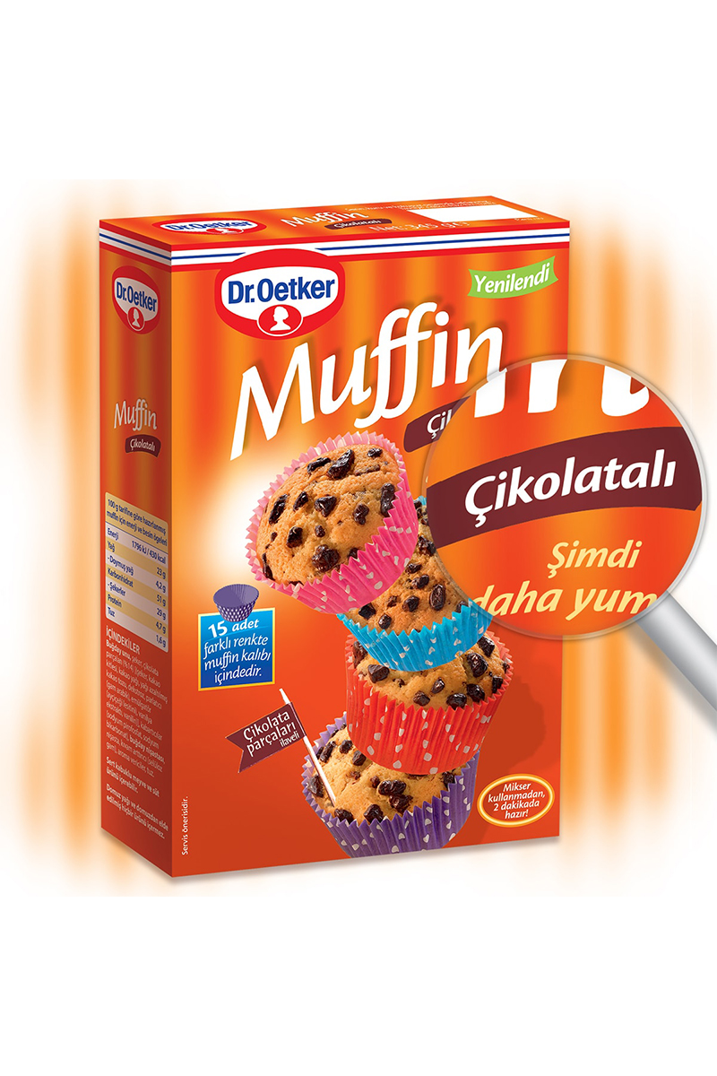 Dr.Oetker Küçük İkram. Muffın Çikolata 345 g