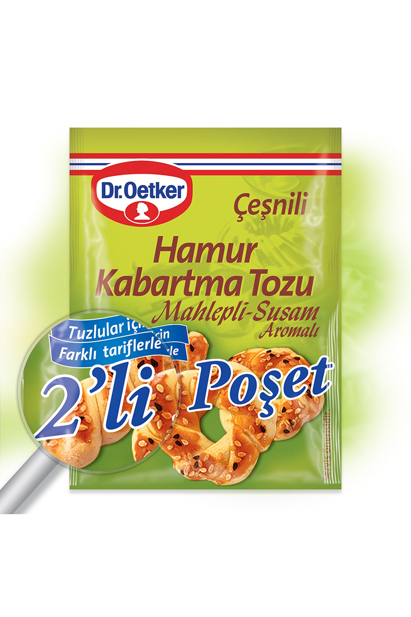 Dr.Oetker 2'li Çeşnili Hamur Kabartma Tozu 30 g