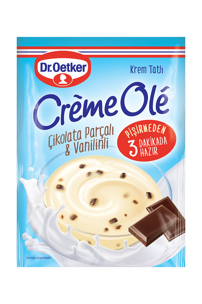 Dr.Oetker Creme Ole Çikolata Parçalı Vanilinli 109 g