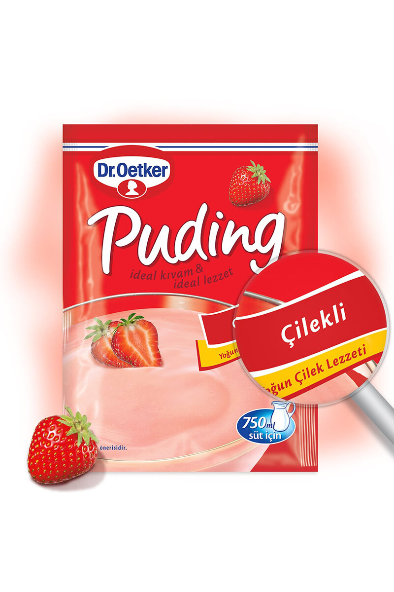 Dr.Oetker Çilekli Puding 120 g