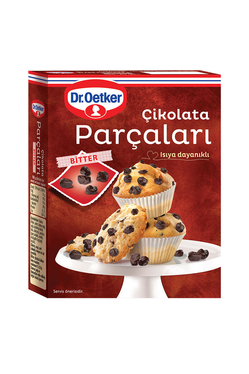Dr.Oetker Çikolata Parçaları Bitter 70 g