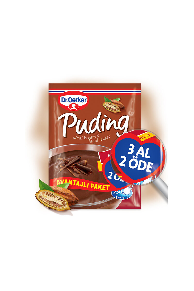 Dr.Oetker Kakaolu Puding 3x147 g