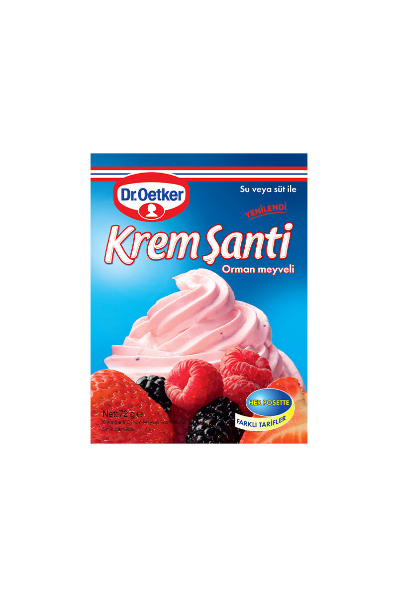 Dr.Oetker Krem Şanti Orman Meyveli 72 g