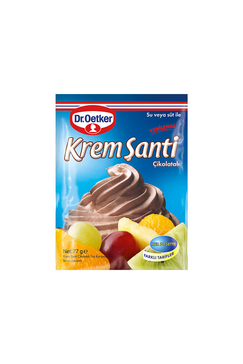 Dr.Oetker Krem Şanti Çikolatalı 77 g