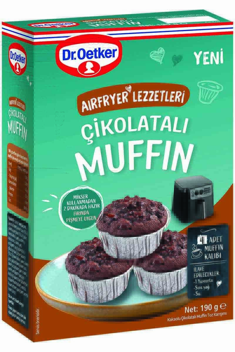 Dr. Oetker Airfryer Lezzetleri Çikolatalı Muffin 190 g