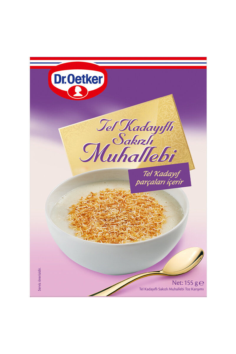 Dr. Oetker Tel Kadayıflı Sakızlı Muhallebi 155 g