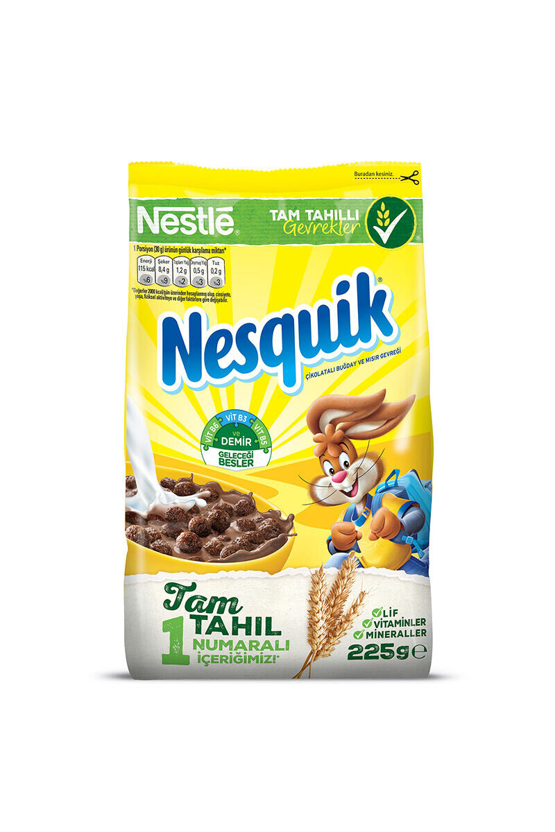Nestle Nesquik Çikolatalı Mısır Gevreği 225 G