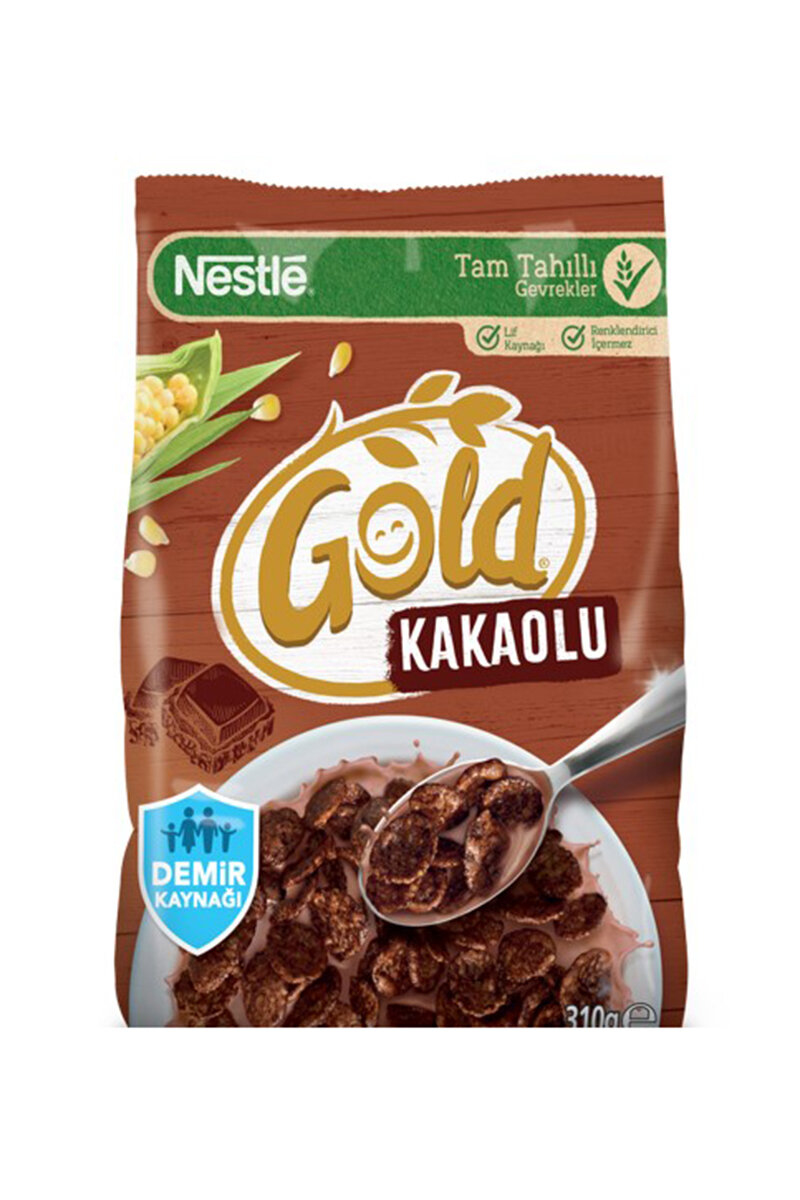 Nestle Gold Corn Flakes Kakaolu Gevrek 310 G