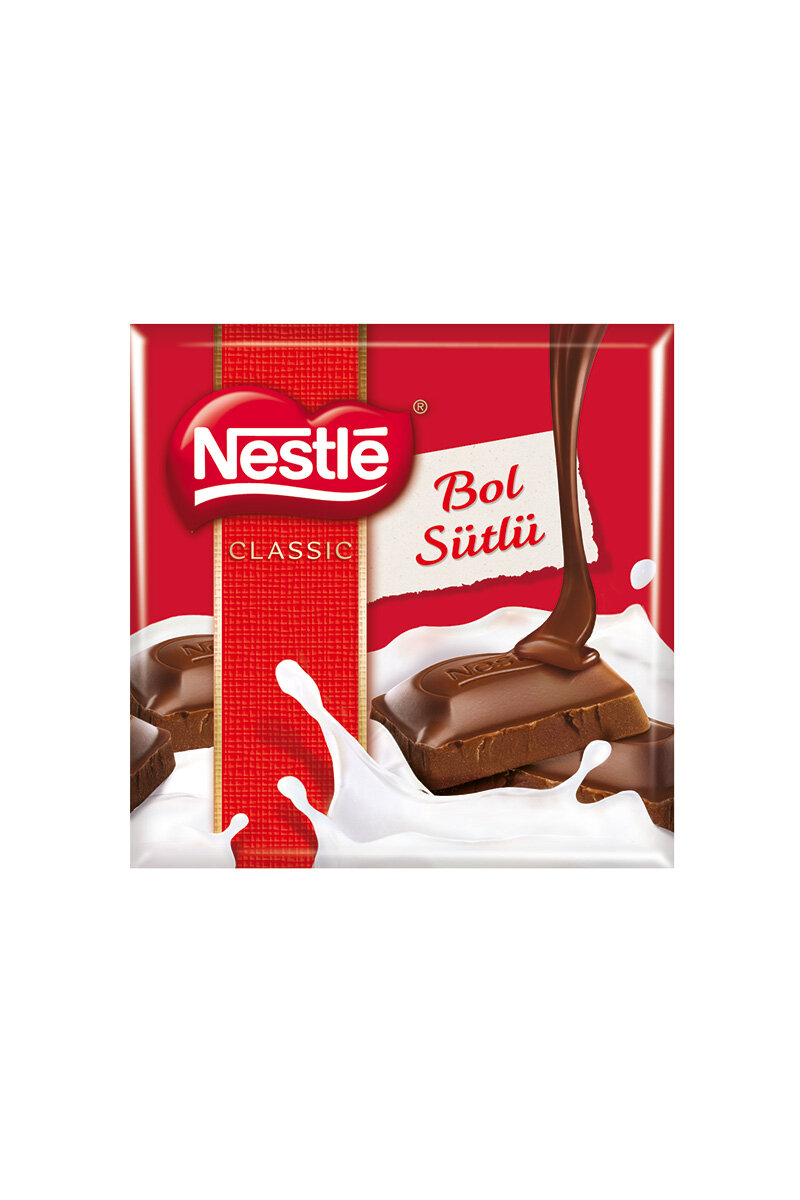 Nestle Klasik Sütlü Kare Çikolata 60 G