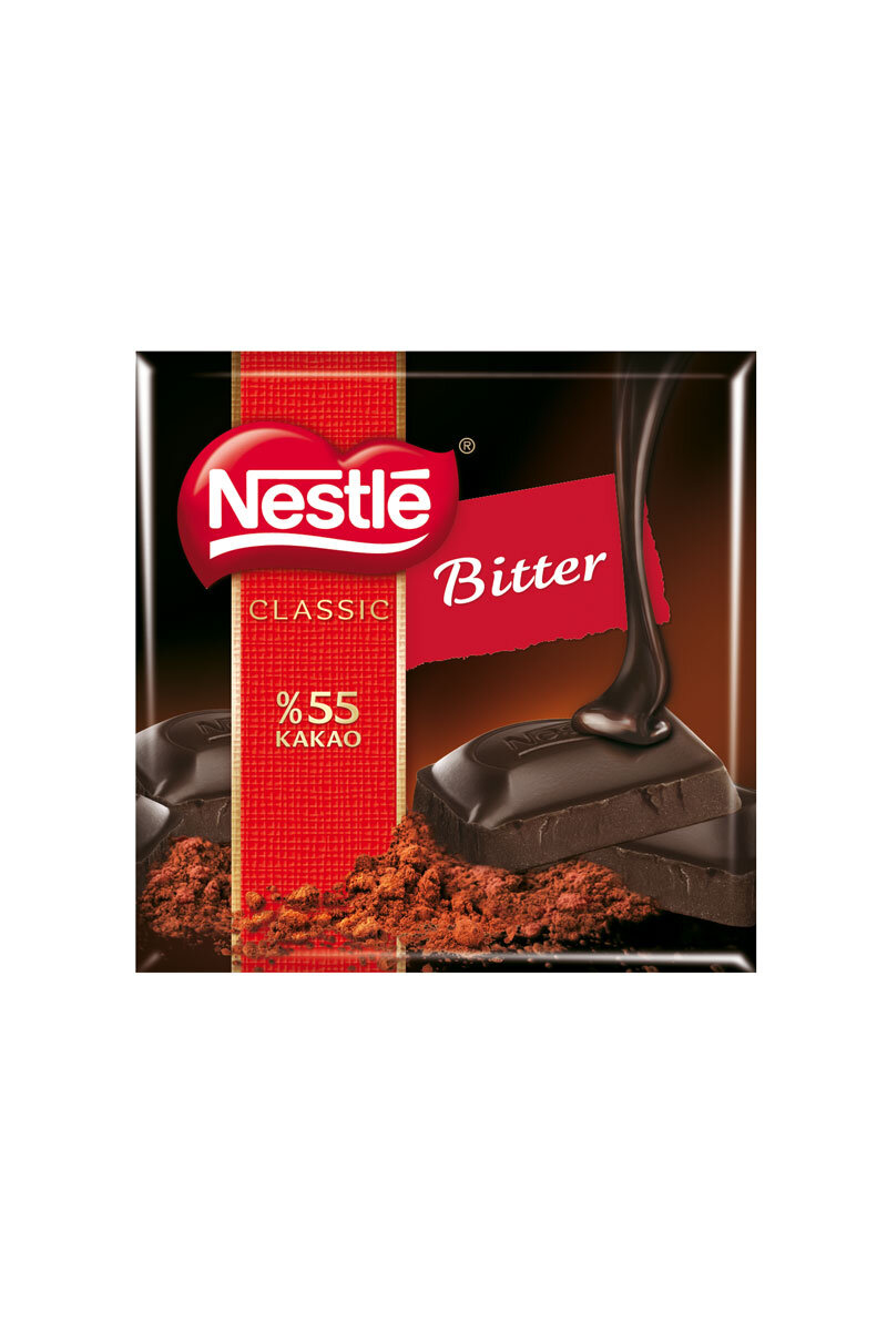 Nestle Klasik Bitter Kare Çikolata 60 G