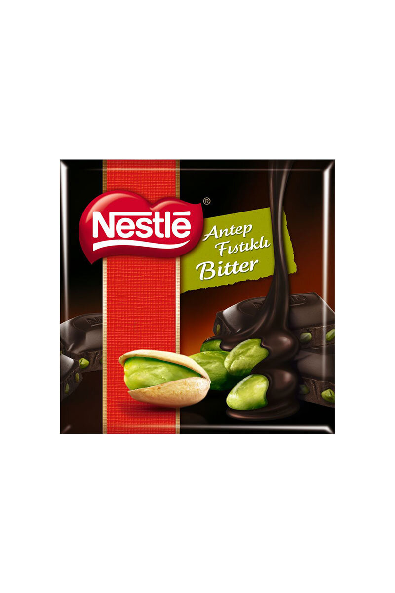 Nestle Klasik Bitter Kare Fıstıklı Çikolata 60 G