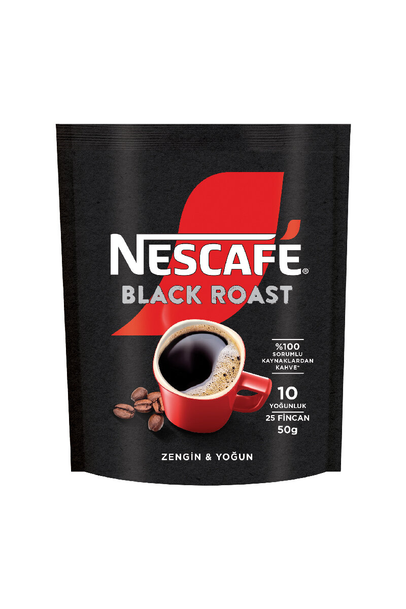 Nescafe Black Roast Eko Paket 50 g