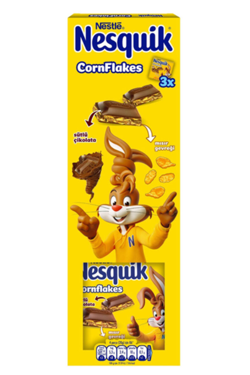 Nestle Cornflakes Çikolata 3'lü 180 G