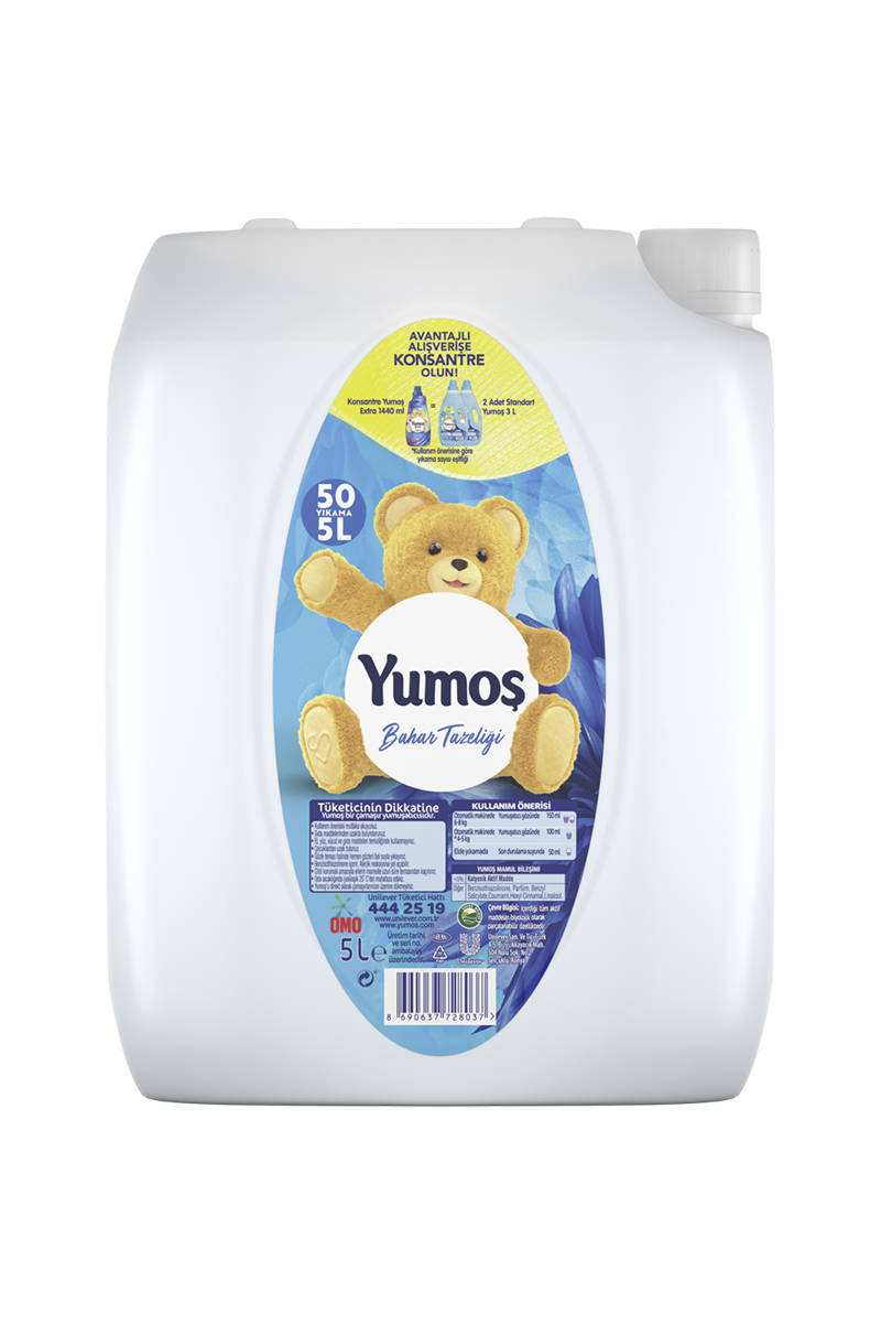 Yumoş Yumuşatıcı 5 l Bahar Tazeliği