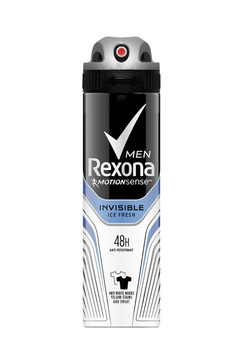 Rexona Deodorant Invisible Ice Fresh Sprey Erkek 150 ml