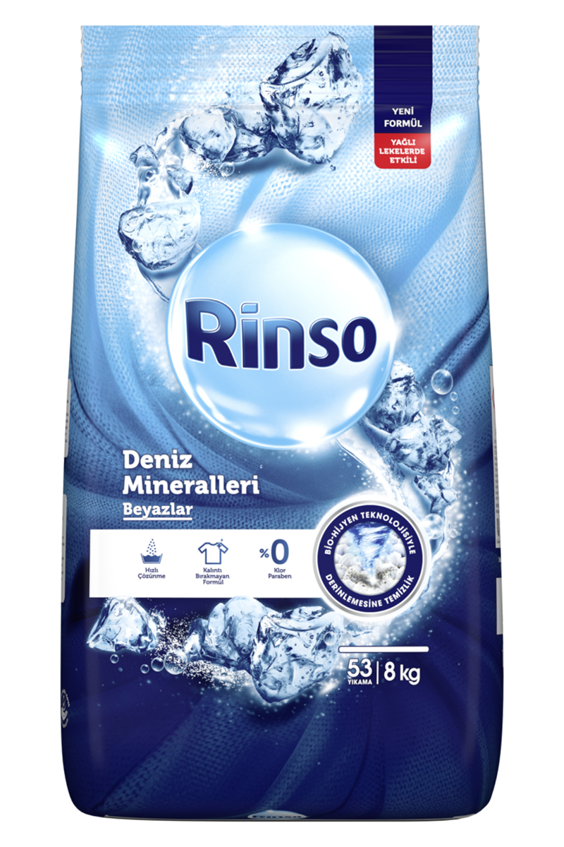Rinso Deniz Mineralleri 8 kg Beyazlar