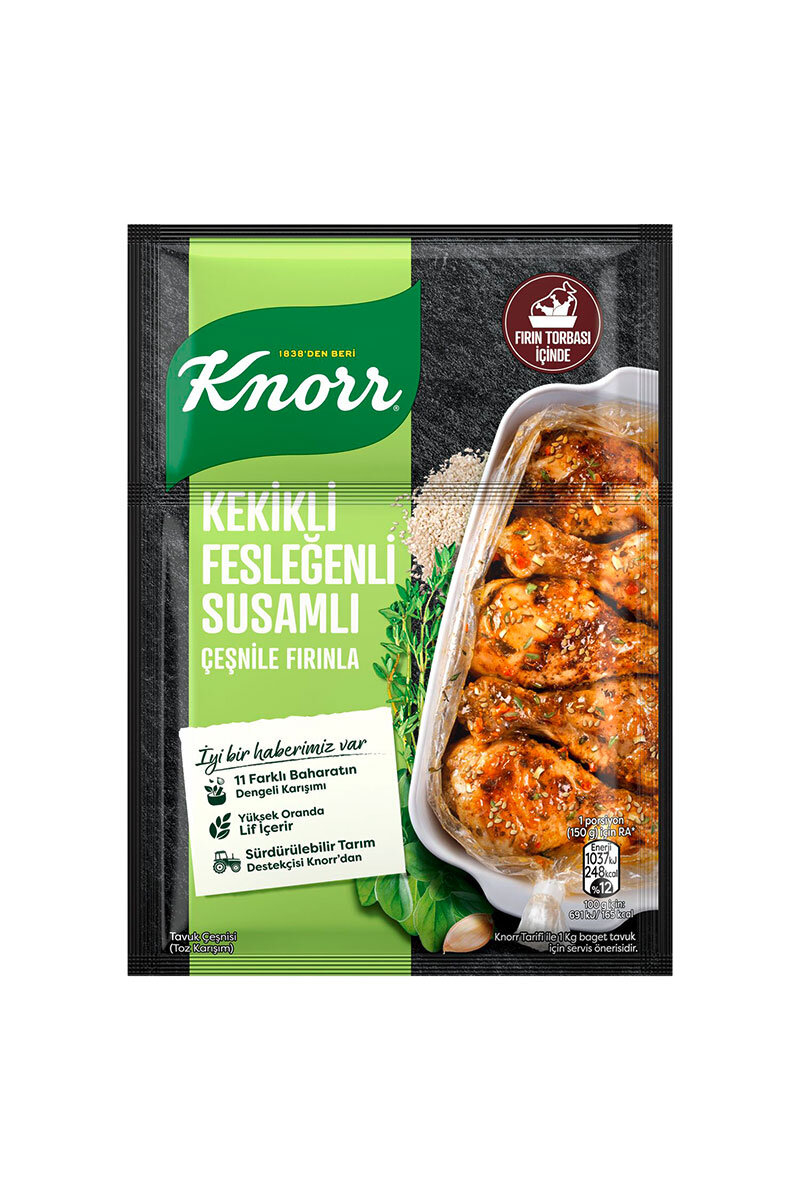 Knorr Tavuk Çeşni Kekikli Fesleğenli 29 g
