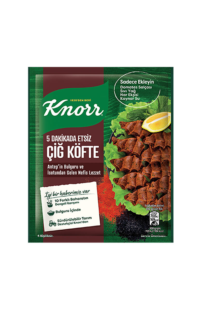 Knorr 5 Dakikada Etsiz Çiğ Köfte 120 g