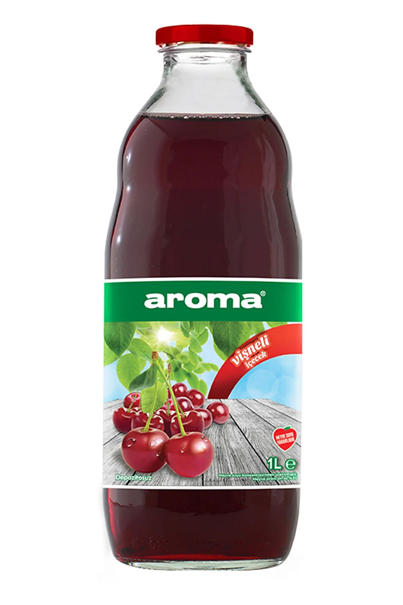 Aroma Meyve Suyu Vişne 1 l Cam