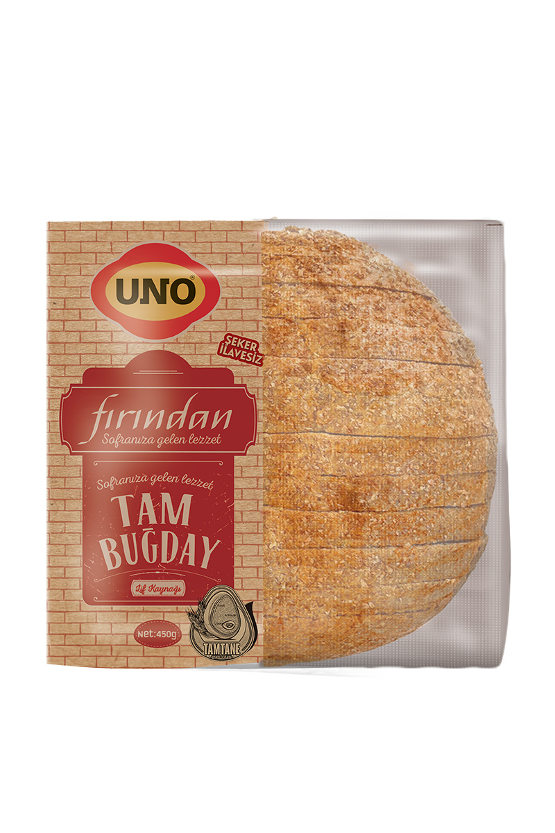 Uno Fırından Tam Buğday Ekmeği 450 G