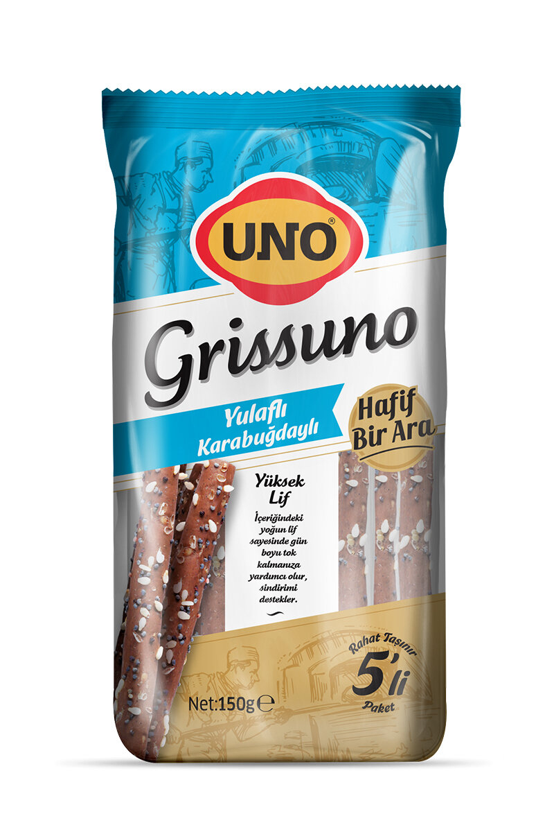 Uno Grissuno Yulaflı Karabuğdaylı 150 G
