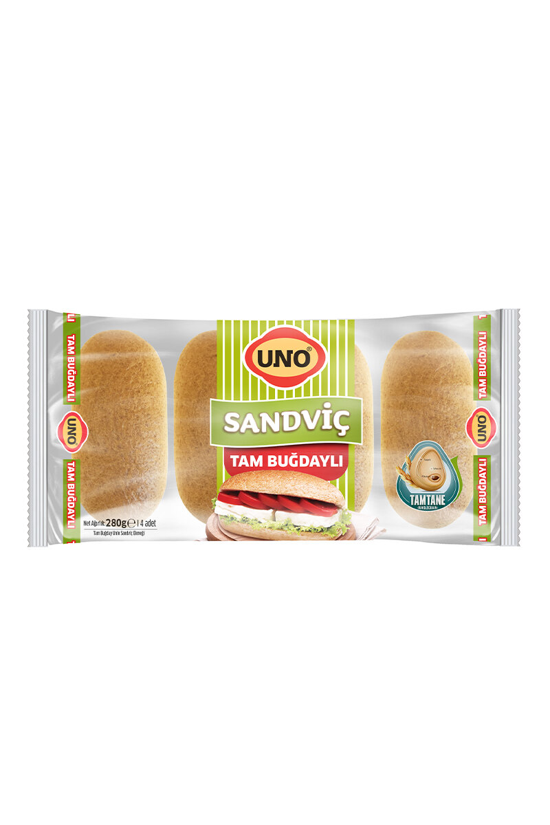 Uno Tam Buğdaylı Sandviç Ekmek 280 G